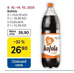 Tesco Kofola nabídka