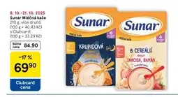Tesco Sunar Mléčná kaše nabídka