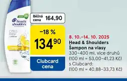 Tesco Head & Shoulders Sampon na vlasy nabídka