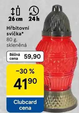 Tesco Hřbitovní svíčka nabídka