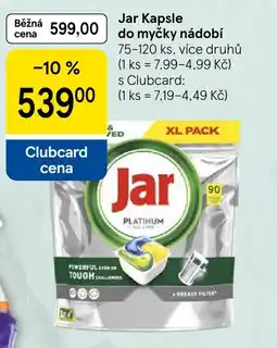 Tesco Jar Kapsle do myčky nádobí nabídka