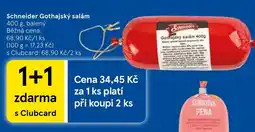 Tesco Schneider Gothajský salám nabídka