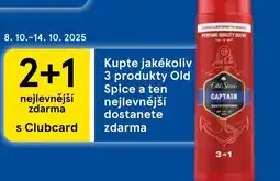 Tesco Kupte jakékoliv 3 produkty Old Spice a ten nejlevnější dostanete zdarma nabídka