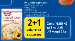 Tesco Dr. Oetker Rýžová kaše nabídka