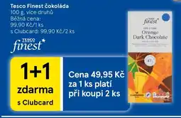 Tesco Tesco Finest čokoláda nabídka