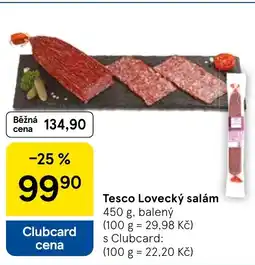 Tesco Tesco Lovecký salám nabídka