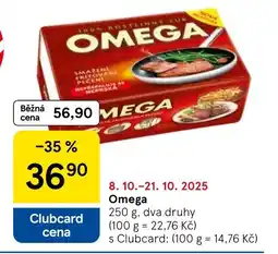 Tesco OMEGA nabídka