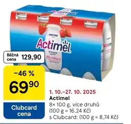 Tesco Actimel nabídka
