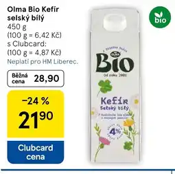 Tesco OLMA Bio Kefír selský bílý nabídka