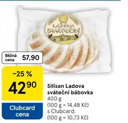 Tesco Silisan Ladova sváteční bábovka nabídka