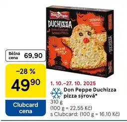 Tesco Don Peppe Duchizza pizza sýrová nabídka
