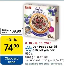 Tesco Don Peppe Koláč z Orlických hor nabídka