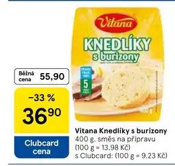 Tesco Vitana Knedlíky s burizony nabídka