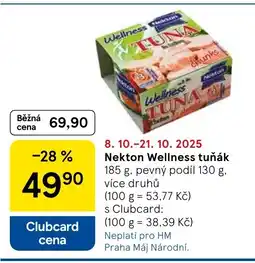 Tesco Nekton Wellness tuňák nabídka