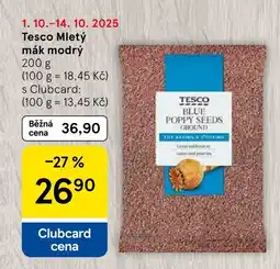 Tesco Tesco Mletý mák modrý nabídka