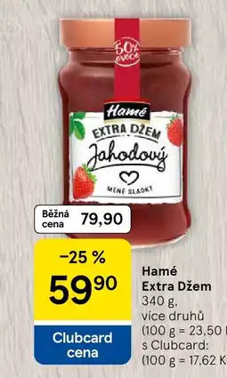 Tesco Hamé Extra Džem nabídka
