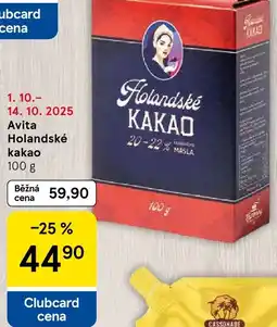 Tesco Avita Holandské kakao nabídka
