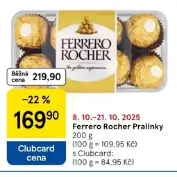 Tesco Ferrero Rocher Pralinky nabídka