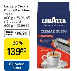 Tesco LAVAZZA Crema Gusto Mletá káva nabídka