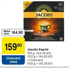 Tesco JACOBS Kapsle nabídka
