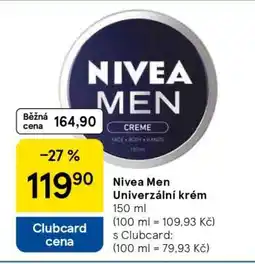 Tesco Nivea Men Univerzální krém nabídka