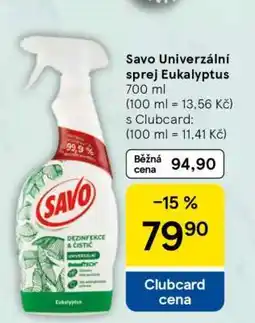 Tesco Savo Univerzální sprej Eukalyptus nabídka