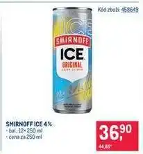 Makro Smirnoff Ice 4 % nabídka