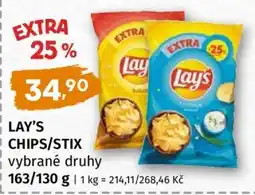 Terno LAY’S CHIPS/STIX vybrané druhy nabídka