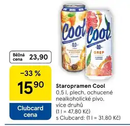 Tesco Staropramen Cool nabídka