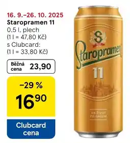 Tesco Staropramen 11 nabídka