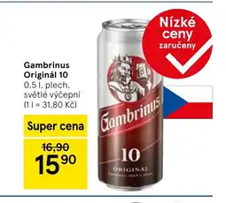 Tesco Gambrinus Originál 10 nabídka