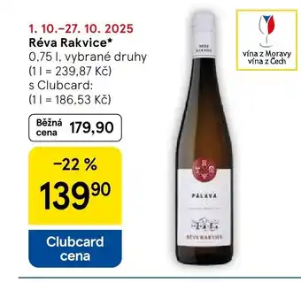 Tesco Réva Rakvice nabídka