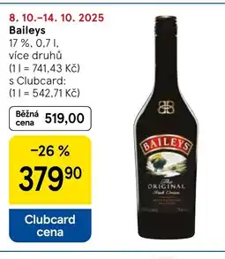 Tesco BAILEYS nabídka