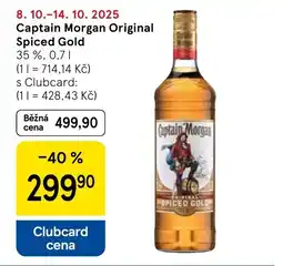 Tesco Captain Morgan Original Spiced Gold nabídka