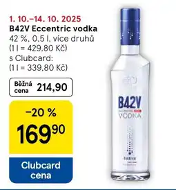 Tesco B42V Eccentric vodka nabídka