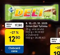 Tesco Orion Deli Tyčinka nabídka