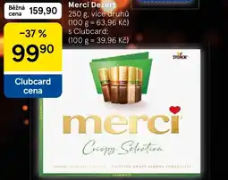 Tesco Merci Dezert nabídka