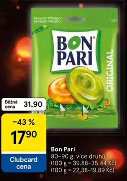 Tesco Bon Pari nabídka