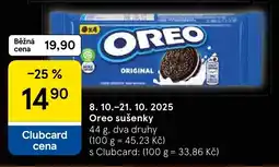 Tesco Oreo sušenky nabídka