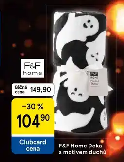 Tesco F&F Home Deka s motivem duchů nabídka