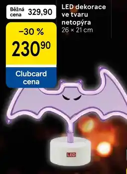 Tesco LED dekorace ve tvaru netopýra nabídka