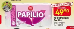 Hruška Papilio Toaletní papír 8 ks, 3vrstvý nabídka