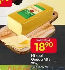 Hruška Milkpol Gouda 48% 100 g nabídka