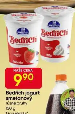 Hruška Bedřich jogurt smetanový různé druhy 150 g nabídka