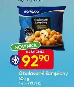 Hruška NOWACO Obalované žampiony 400 g nabídka