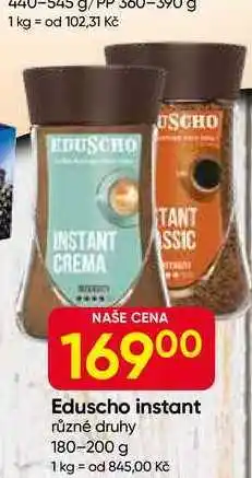 Hruška Eduscho instant různé druhy 180-200 g nabídka