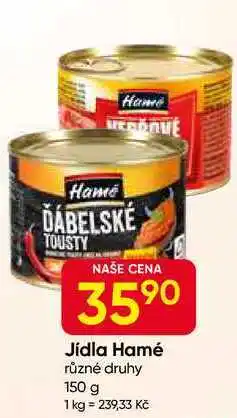 Hruška Hamé Ďábelské tousty směs na topinky 150g nabídka