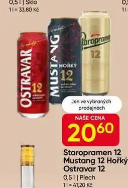 Hruška Mustang 12°, 0.5l plech nabídka