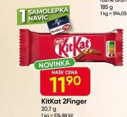 Hruška KitKat 2Finger 20,7 g nabídka