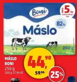 Penny Market Máslo boni nabídka